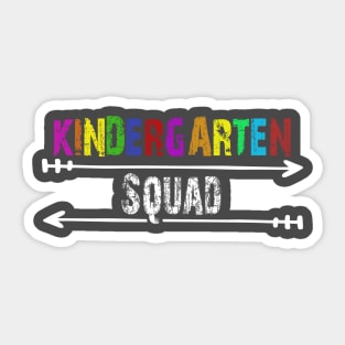 BACK TO SCHOOL, KINDERGARTEN SQUAD T-Shirt Sticker